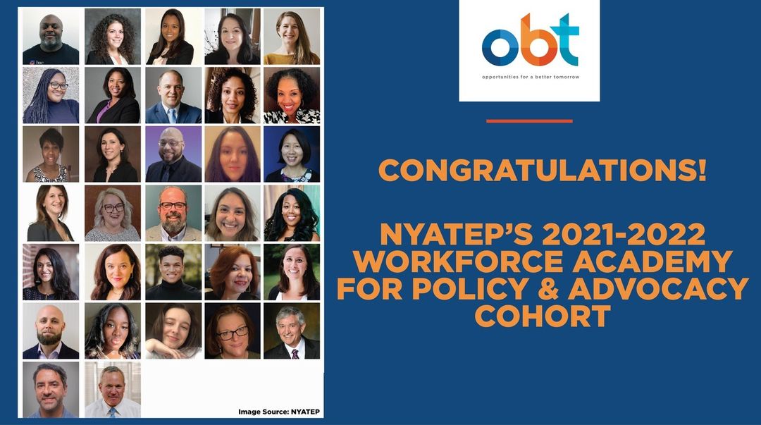 NYATEP’s 2021-2022 Workforce Academy for Policy & Advocacy Cohort